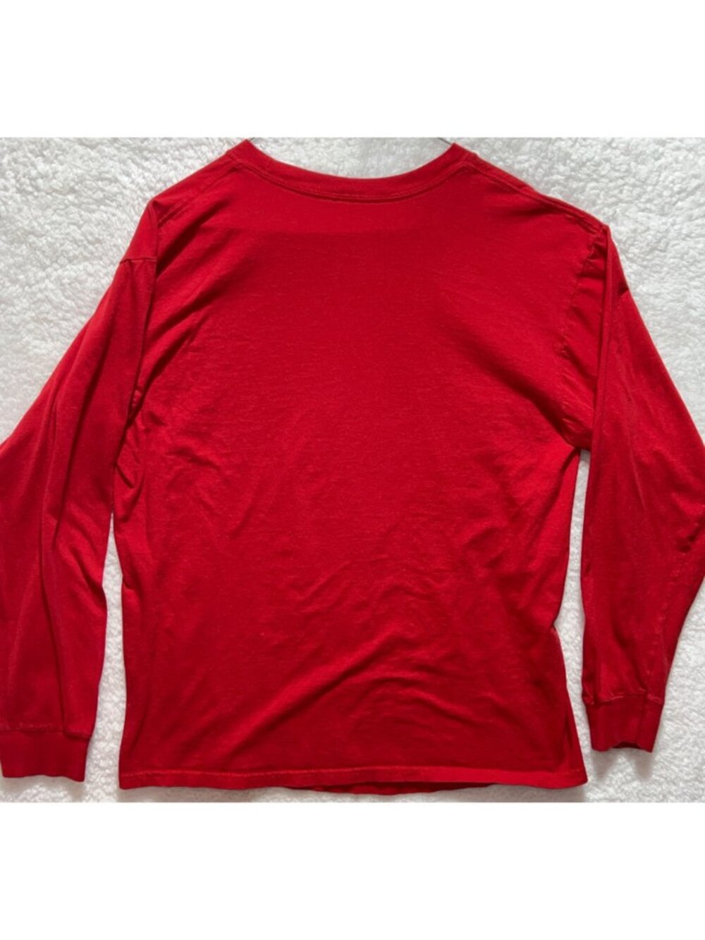 Def Leppard Large Songs From Sparkle Lounge Red Long Sleeve Graphic Tee Cotton - Picture 2 of 5